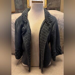 Wrapper Gray Women's Sweater Cardigan